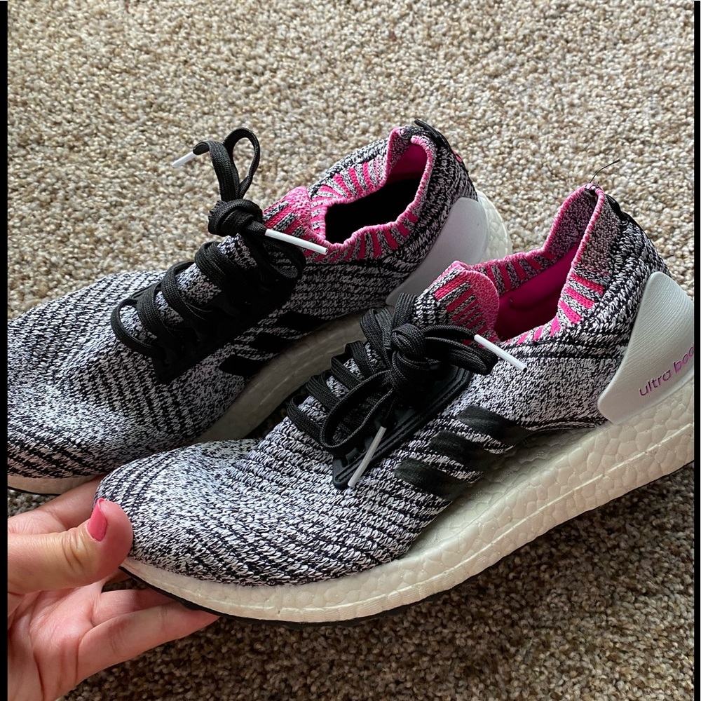 Ultra boost women’s 7 1/2 - pink ribbon addition💕